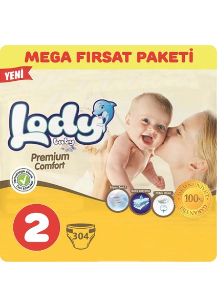 Premium Comfort Bebek Bezi Mega Fırsat Paketi