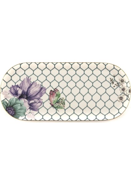 Lily 2'li Oval Servis Tabağı 42 cm + 33 cm
