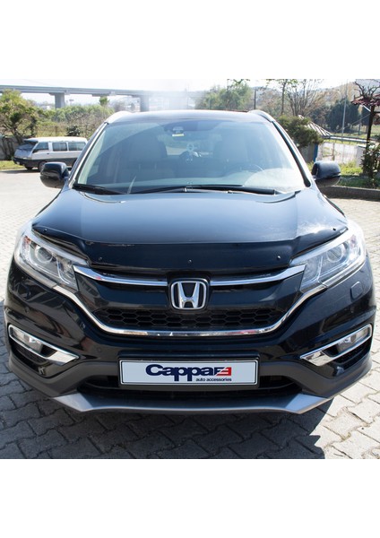 Honda CR-V Ön Kaput Koruyucu Rüzgarlık Deflektör Akrilik ABS 4mm Parlak Siyah 2013-2018 fırsatları