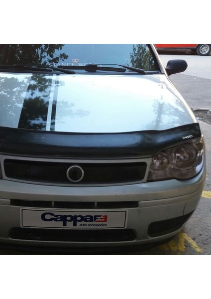 Fiat Palio Ön Kaput Koruyucu Rüzgarlık Deflektör Akrilik ABS 4mm Parlak Siyah 2006-2012 indirimleri