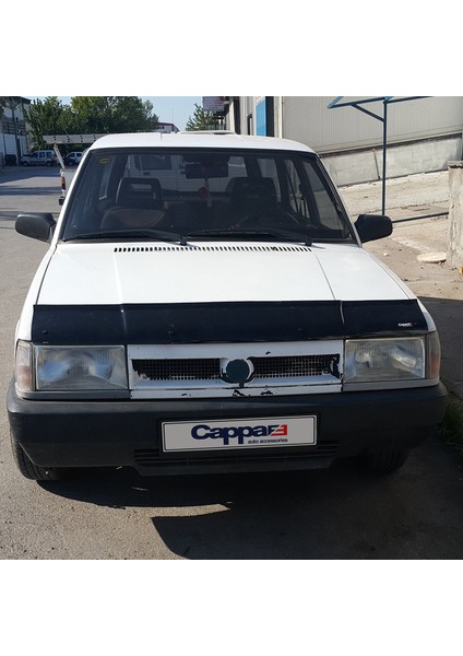 Fiat Doğan Şahin Ön Kaput Koruyucu Rüzgarlık Deflektör Akrilik ABS 4mm Parlak Siyah 1988-2002