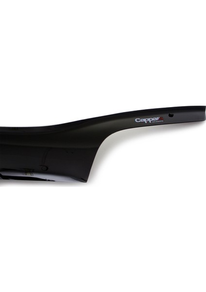 Ford Connect Ön Kaput Koruyucu Rüzgarlık Deflektör Akrilik ABS 4mm Parlak Siyah 2003-2008