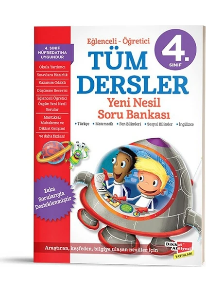 4 .Sınıf Tüm Dersler Yeni Nesil Soru Bankası