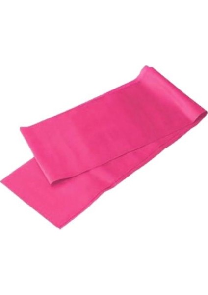 Pilates Bandı Hafif Sert 120 x 15 cm Egzersiz Direnç Lastiği (Uç Kısmı Açık)