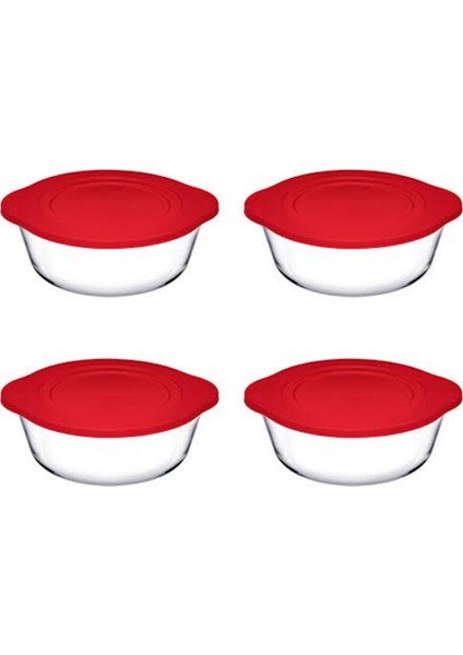 Plastik Kapaklı 4'lü Küçük Boy Borcam