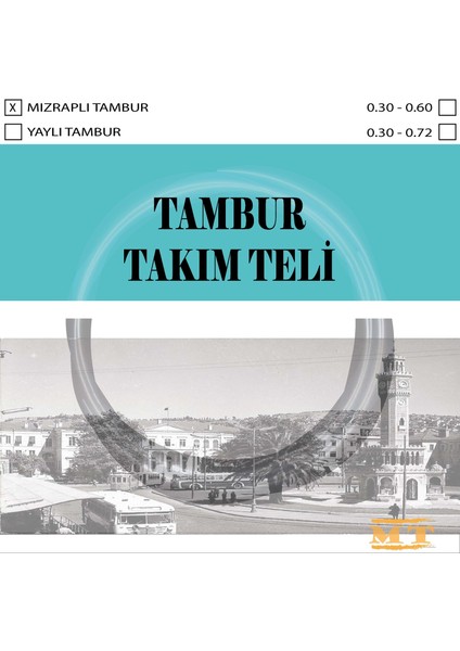 Tambur Teli Mızraplı