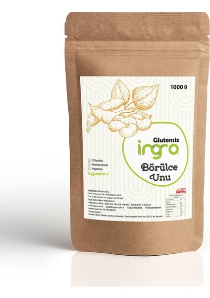 Glutensiz Börülce Unu 1000 g