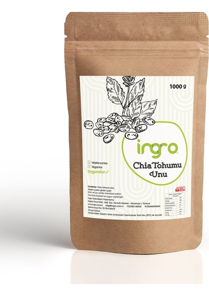 Glutensiz Chia Unu 1000 g