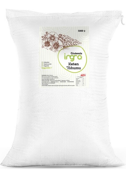Glutensiz Keten Tohumu 5000 g