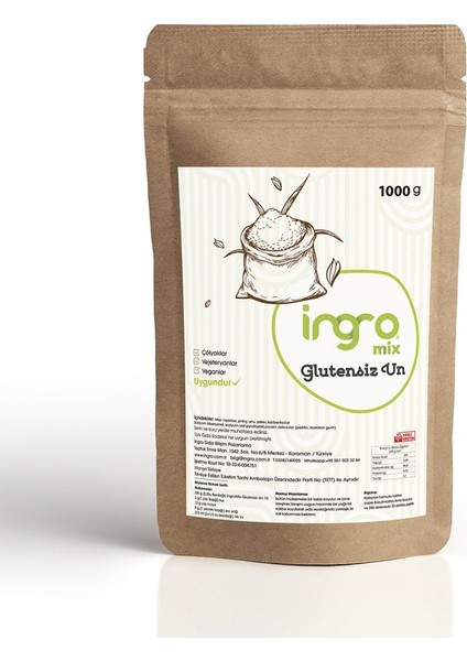 miX Glutensiz Un 1000 g