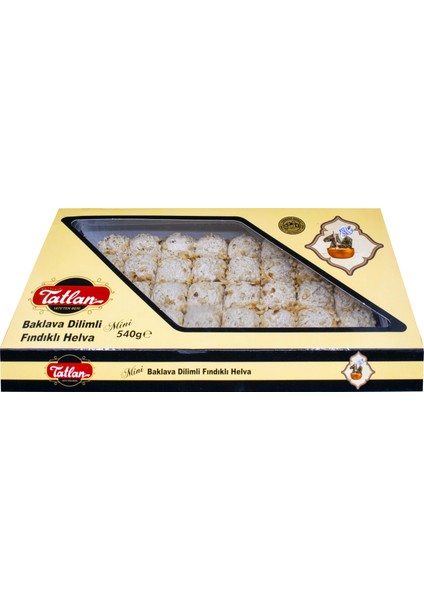 Mini Baklava Dilimi Fındıklı Tahin Helvası 540 gr