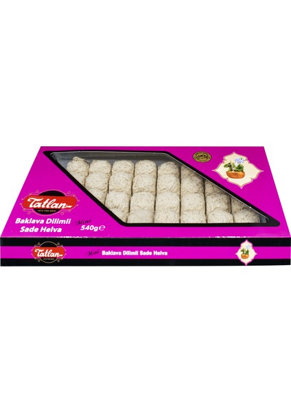 Mini Baklava Dilimi Sade Tahin Helvası 540 gr