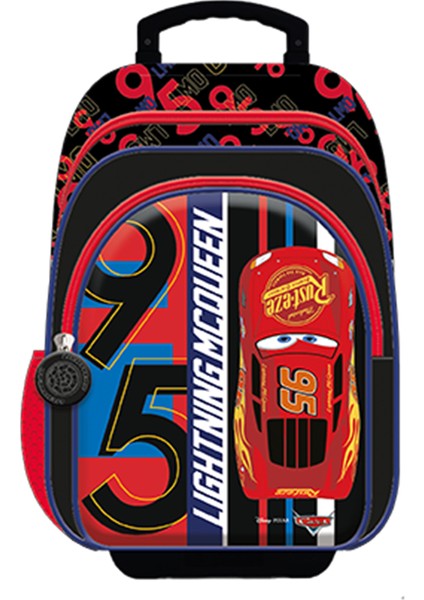 Cars 5065 Çekçekli Okul Sırt Çantası Check Lmq 95