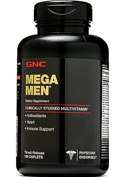 Mega Men Multivitamin 180 TableT-6 Aylık Kullanım