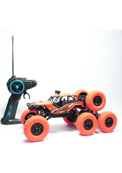 6x4 Çeker Off Road Şarjlı Uzaktan Kumandalı Süspansiyonlu Jeep 1:18