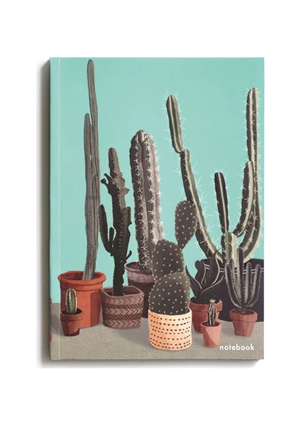 Cactus Noktalı Defter A5