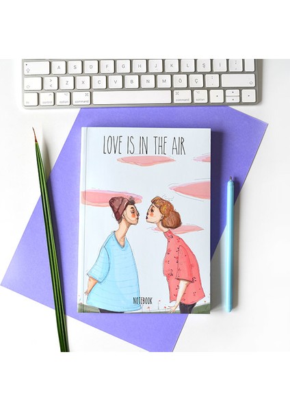 Love Is In The Air Noktalı Defter A5