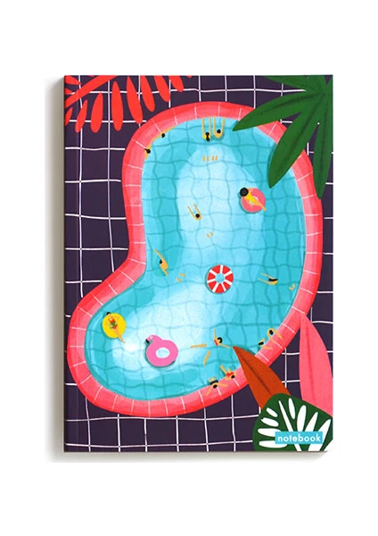 Pool Day Noktalı Defter A5