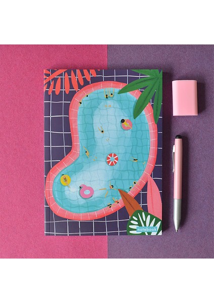 Pool Day Noktalı Defter A5