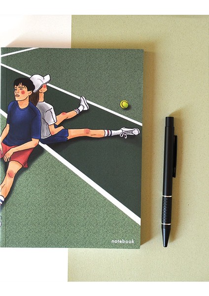 Tennis Day Noktalı Defter A5