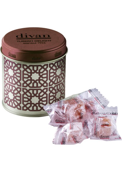Hurmalı Lokum 10'lu - Özel Metal Kutuda 70 gr