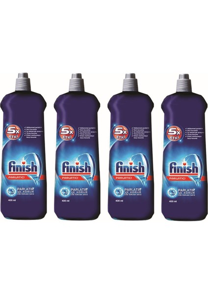 Bulaşık Makinesi Deterjanı Parlatıcı 800 ml 4'lü Set