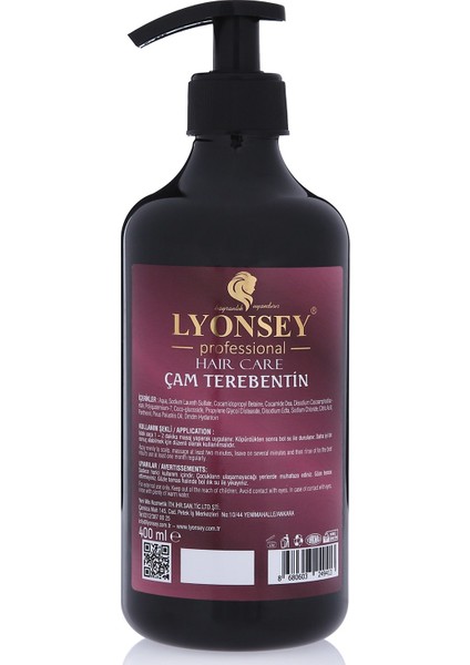 Çam Terebentin Özlü Şampuan 400 ml + Keratin Komplex Saç Maskesi 500 ml