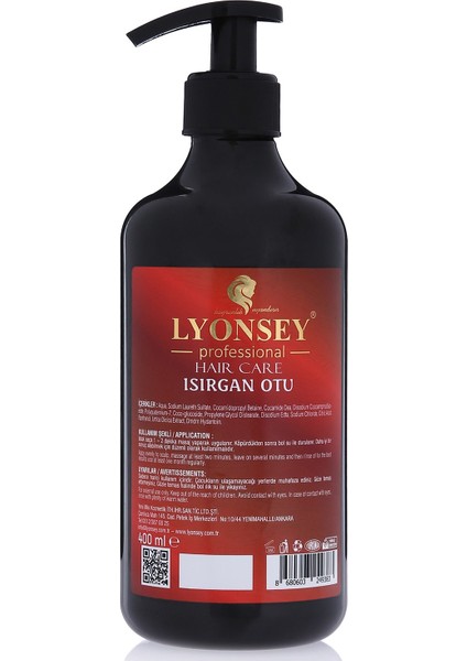 Isırgan Otu Özlü Şampuan 400 ml + Keratin Komplex Saç Maskesi 500 ml
