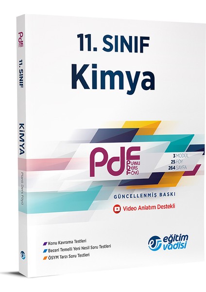 11.Sınıf Kimya PDF Planlı Ders Föyü