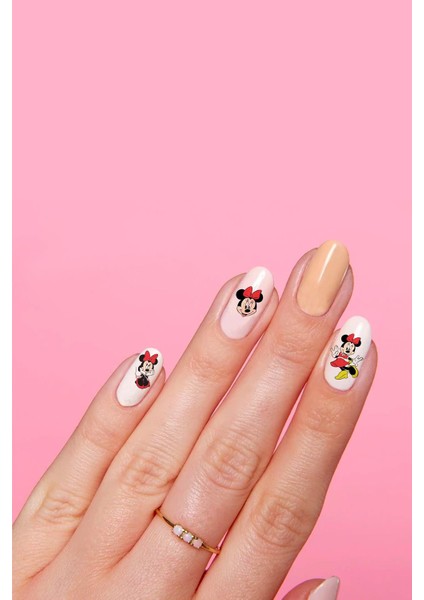 Minnie Tırnak Dövmesi - Tırnak Tattoo - Nail Art - Tırnak Sticker