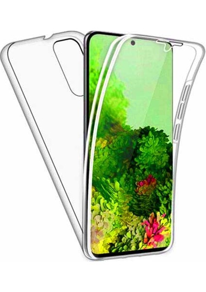 Samsung Galaxy Note 10Lite Kılıf 360 derece pc + tpu Koruma Kılıfı Şeffaf
