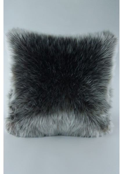 Peluş Kırlent Kılıfı Kahverengi