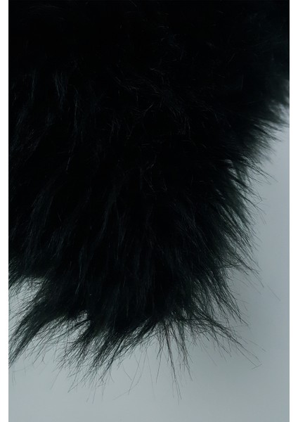 Peluş Kırlent Kılıfı Siyah fiyatları