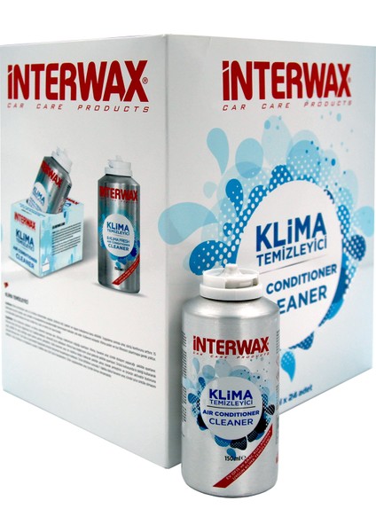 Interwax Klima Temizleyici Klima Bombası Limon Kokulu 150 ml (24 Adet)