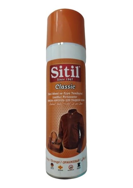 Deri Mont ve Eşya Yenileyici Sprey Boya Turuncu 250 ml