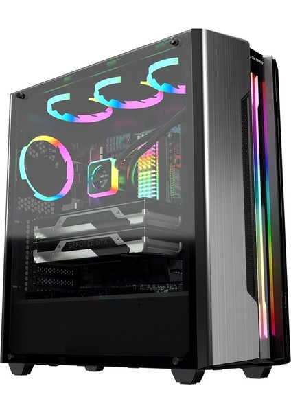 Gemini S Iron Gray XTC 600W 80 Plus USB 3.0 MidTower ATX Bilgisayar Bilgisayar