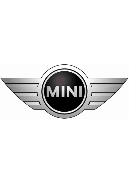 Mini Cooper Sticker - 10119 Siyah 10 x 23.5 cm