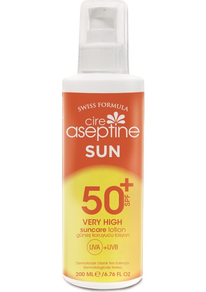 Sun Spf50+ Lotion 200Ml