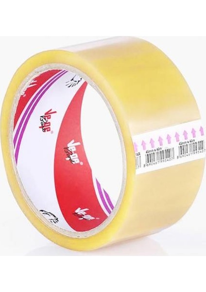 Bufalo Şeffaf Koli Bandı Ambalaj Bantı 45 mm x 40 Metre 12'li