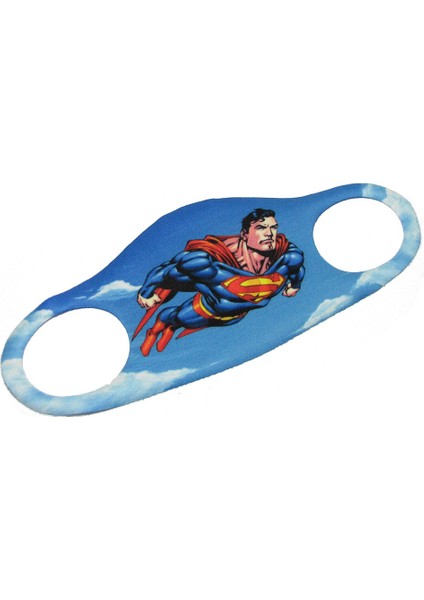 Yıkanabilir Desenli Scuba Print Kumaş Maske Çocuk MS307