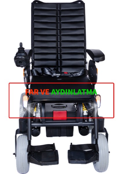 DM-450 Luxury Akülü Tekerlekli SANDALYE8680853051637