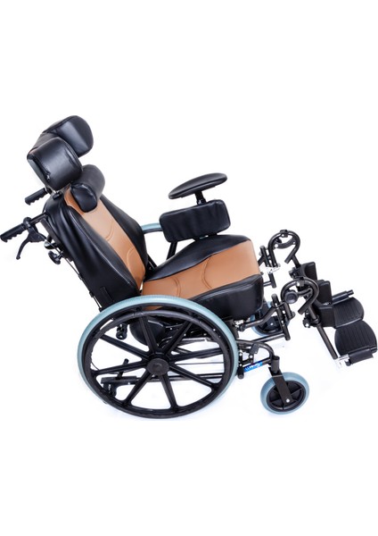 KY959BJ-43 Tetraplaji Tekerlekli Sandalye Tilt Özellikli modelleri
