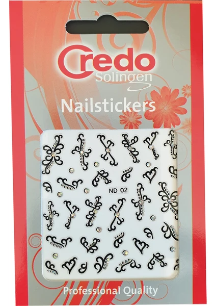 Credo Solingen Nail Sticker Tırnak Sticker Süsü Kancalı