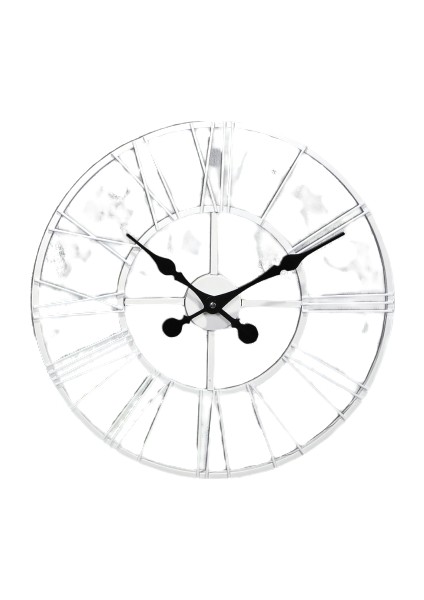 More Dizayn 50 cm Metal Duvar Saati
