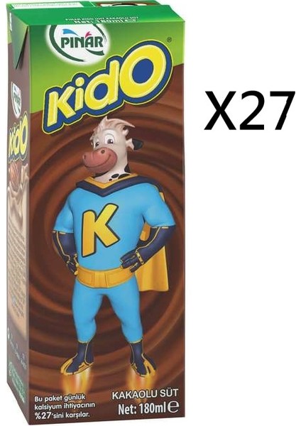 Kido Kakaolu Süt 27'li