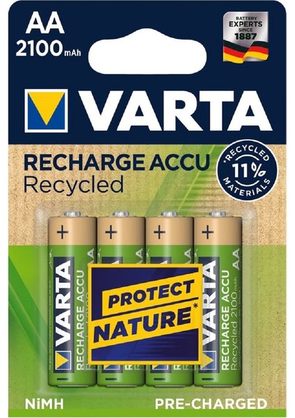 8 x 2100 Mah AA + 8 x 800 Mah AAA Şarjlı Pil