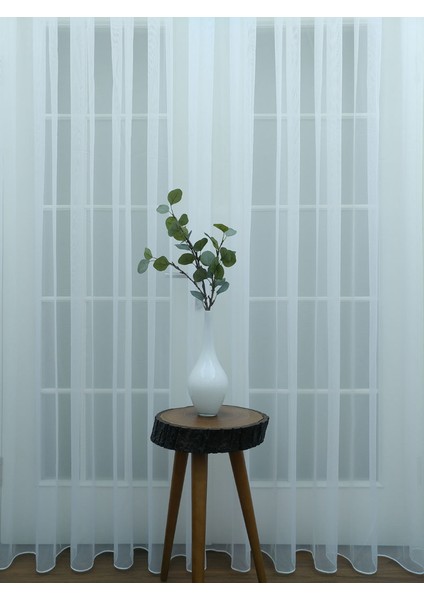Dönergücü Düz Tül Perde, 400 x 260, Sık Pile, 1/3