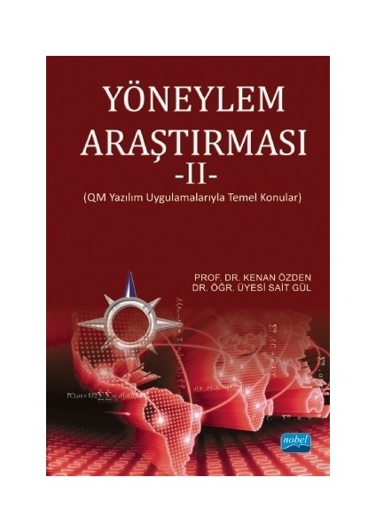Yöneylem Araştırması 2 - Kenan Özden,