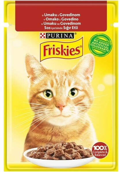 85 G Sığır Etli Kedi Yaş Maması