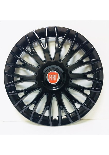 Fiat 15 Inç Piano Black Jant Kapağı 4 Adet